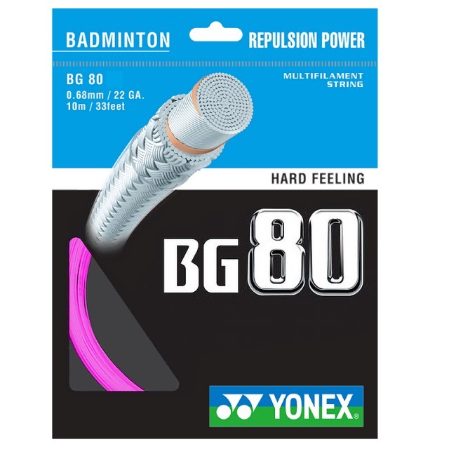 Yonex BG 80 Neon Pink - Box